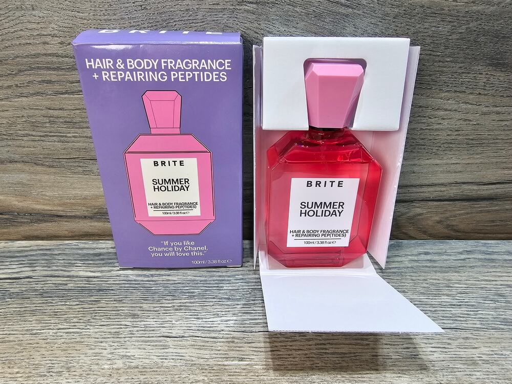 Brite Hair and Body Fragrances + Repairing Peptides Summer Holiday 3.38 oz
